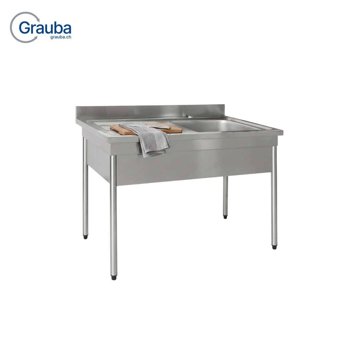Edelstahl-Gastrospuele_mit_geradem_Rand_mit_Spuelenabdeckung