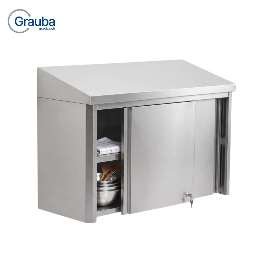 Edelstahl-Wandschrank