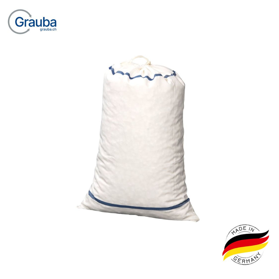 Hammerlit geschlossener Transportsack 12 kg aus 100 % Polyester mit Zugkordel und Bodenschlaufe, Wäschesack für Klinik und Pflege mit farbigen Kennstreifen
