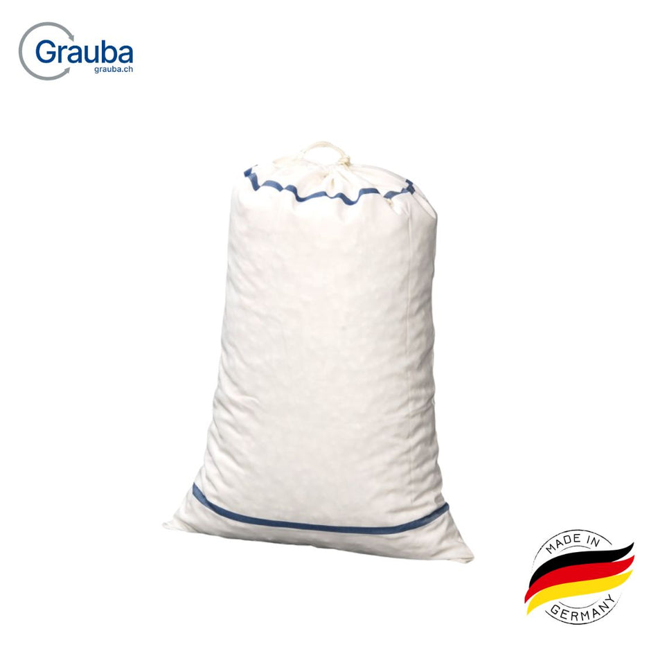 Hammerlit Transportsack geschlossen 15 kg aus Polyester mit Zugkordel und Bodenschlaufe, Wäschesack mit farbigen Kennstreifen für Klinik und Pflege