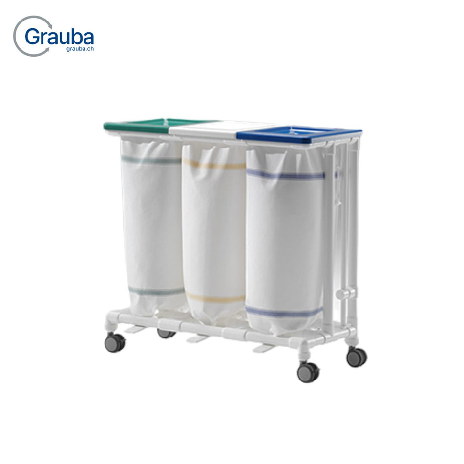 MRT Wäschesammler mit 3 Abwürfen bis 3 Tesla für Spitäler und Kliniken