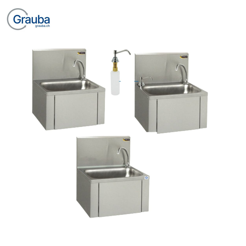 Sofinor_Handwaschbecken_mit_Kniebedienung_rechteckiges_Becken